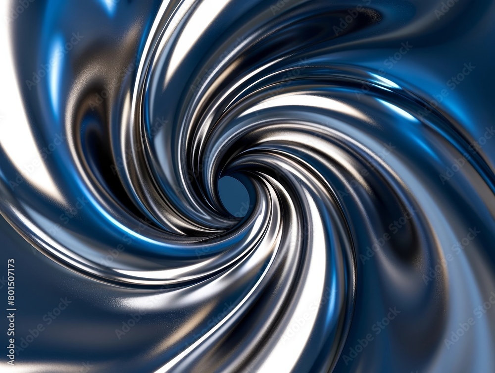 Captivating Metallic Swirl Pattern Against a Deep Blue Backdrop,Cinematic Photography Captivating Metallic Swirl Pattern Against a Deep Blue Backdrop,Cinematic Photography