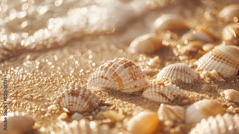 Summer beach sand. Generative AI Summer beach sand. Generative AI