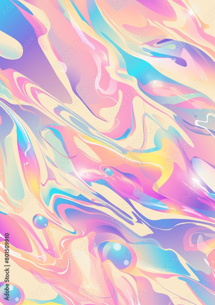 Fototapeta premium Colorful liquid marble pattern background, gold texture