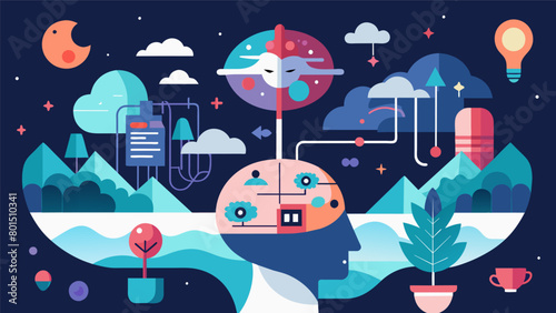A dream world filled with symbolism and imagery designed to help patients process their emotions and gain insight with the help of neurotechnology..