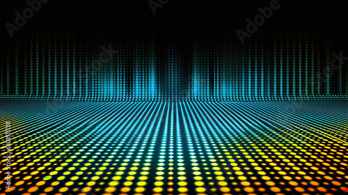 Abstract background with stripes and dots