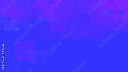 Abstract Digital Pixelated Background in Blue with Pink Highlights