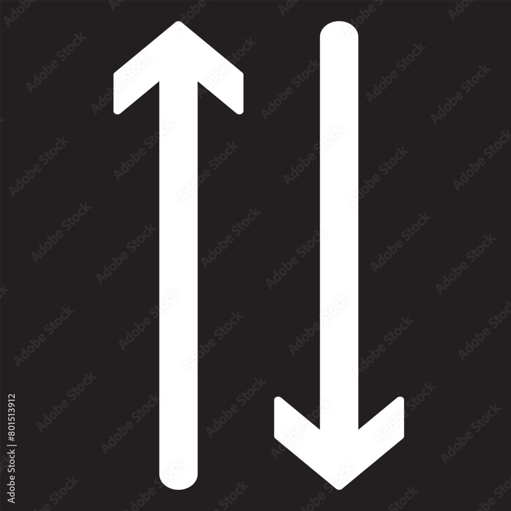 Vector White Arrow Isolated on Transparent Background, Paper Arrow with Shadow, Right Direction, Pointer Directional Sign.