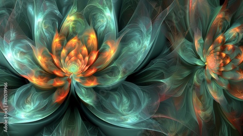  a center of larger hue contrasted by smaller petals in surrounding colors