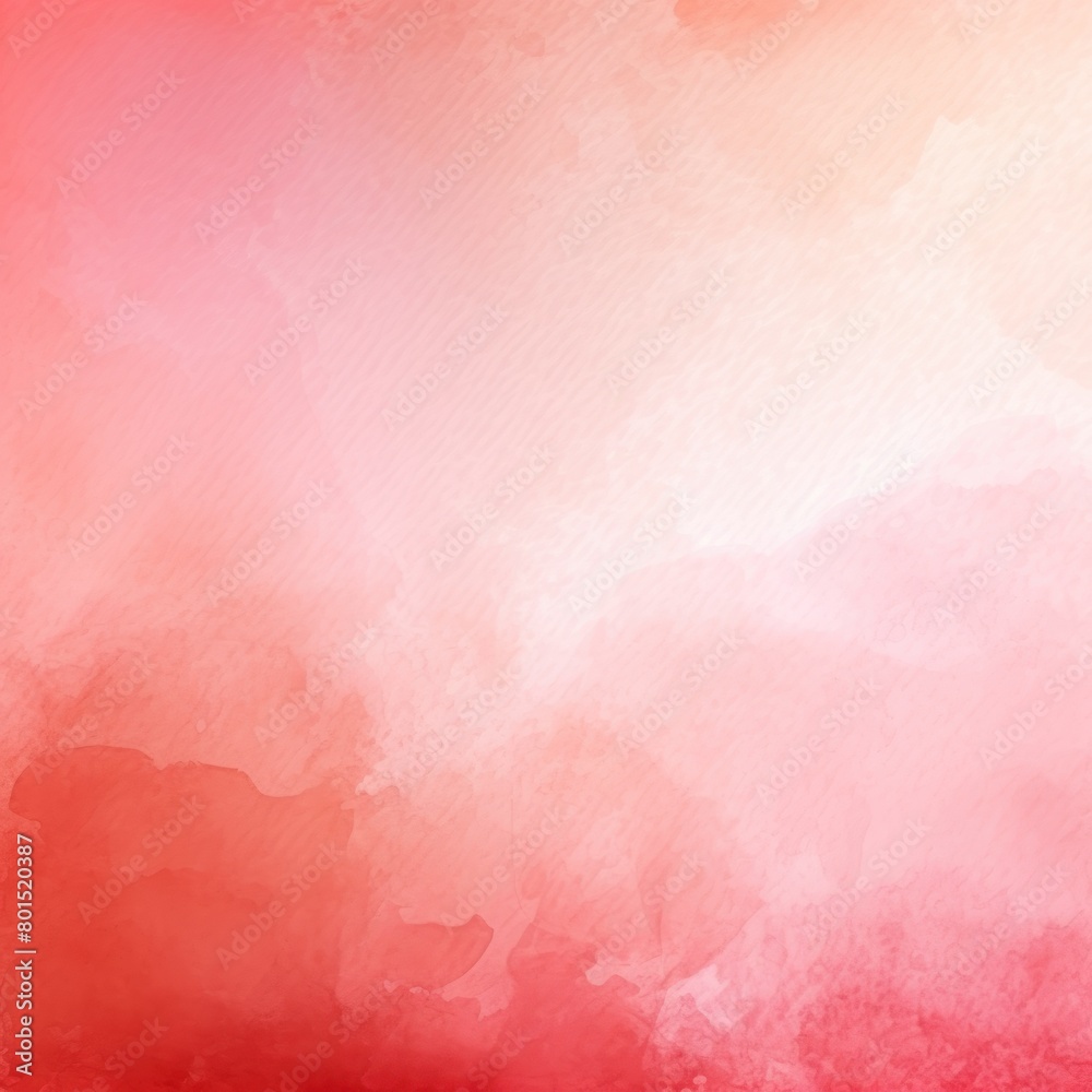 Red barely noticeable watercolor light soft gradient pastel background minimalistic pattern with copy space texture for display products blank copyspace 