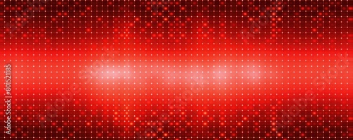 Red LED screen texture dots background display light TV pixel pattern monitor screen blank empty pattern with copy space for product design or text 