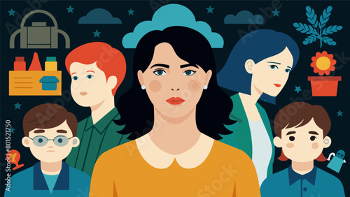 Through a heartwrenching drama about a mothers fight to find appropriate educational resources for her autistic child a neurodivergent director sheds. Vector illustration