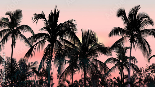 A miami vice theme banner with soft neon pink, teal and black gradient colors, in the style of 80s © Nate