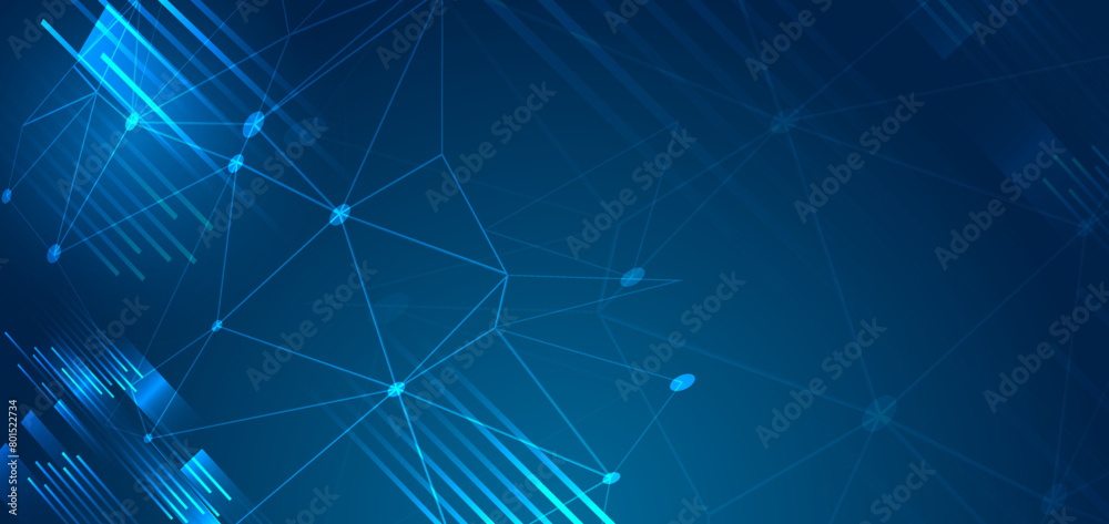 Blue vector background for banner. Abstract geometric pattern of stripes and triangles for presentation. Abstract vertical design. Science and technology. Blue vector background for banner. Abstract geometric pattern of stripes and triangles for presentation. Abstract vertical design. Science and technology.