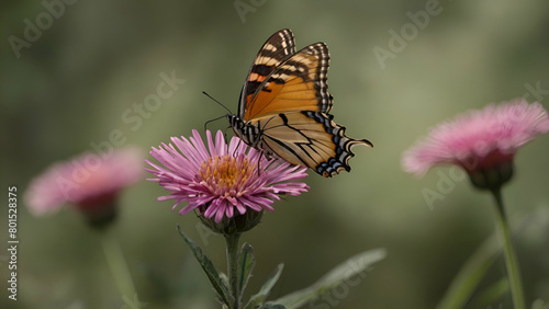 butterfly on flower © MK