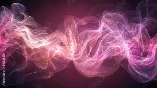    a pink and purple swirl against a black background, allowing space for text or an inserted image photo