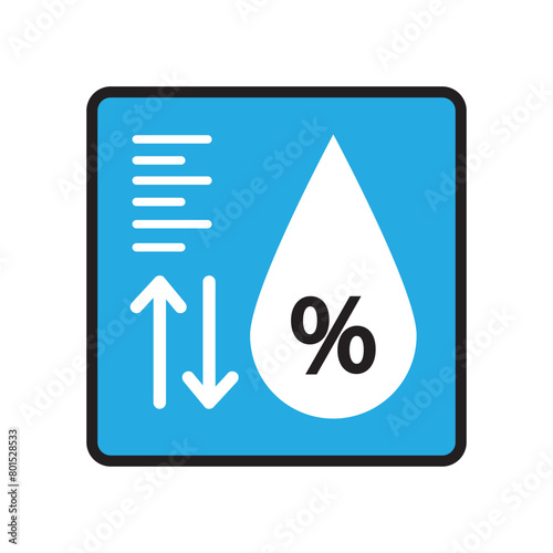 humidity icon vector illustration design template