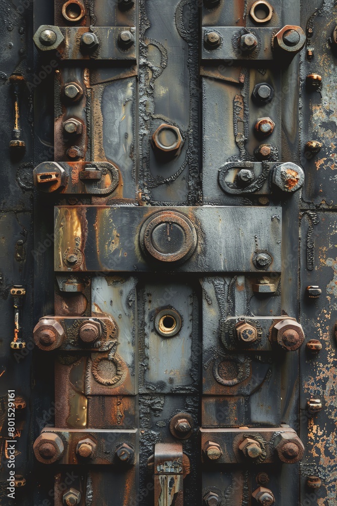 Find beauty in the industrial with a wallpaper inspired by the colors of machinery and metal Find beauty in the industrial with a wallpaper inspired by the colors of machinery and metal