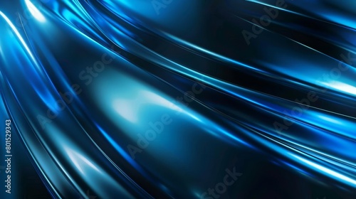 sleek shades of blue with glowing tech elements modern abstract background