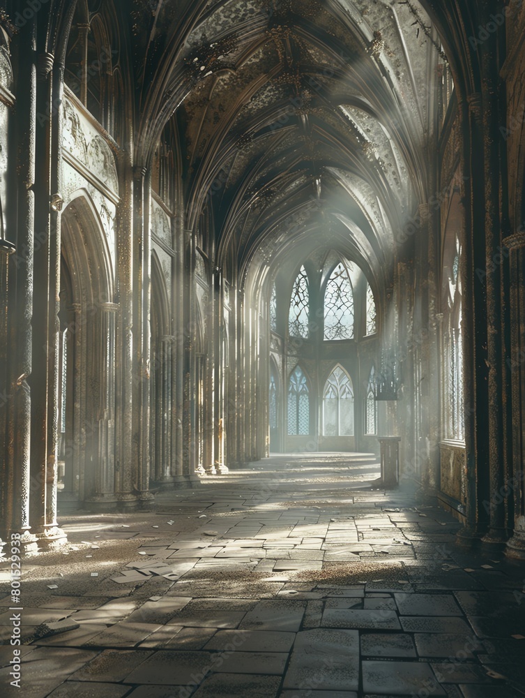 Lost in the shadows of the Gothic cathedrals