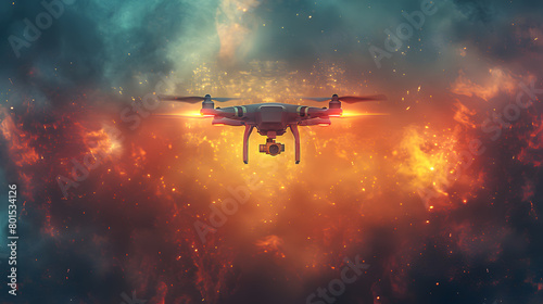 Future Horizon - Drone Over Empty Space