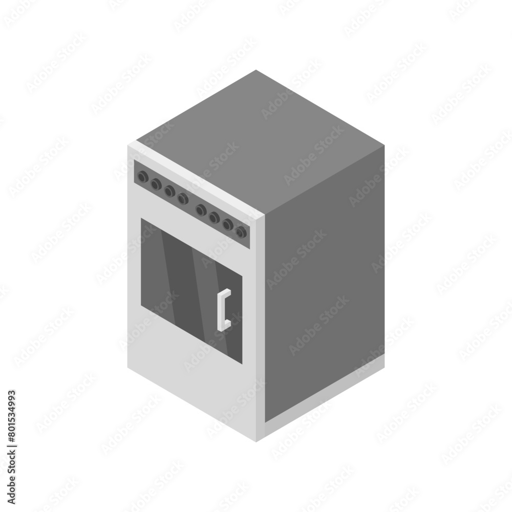Isometric oven Isometric oven