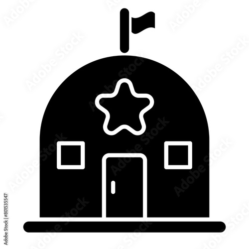 Military Base Icon Design