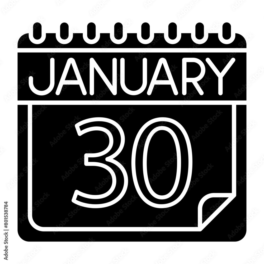 January Icon Design January Icon Design
