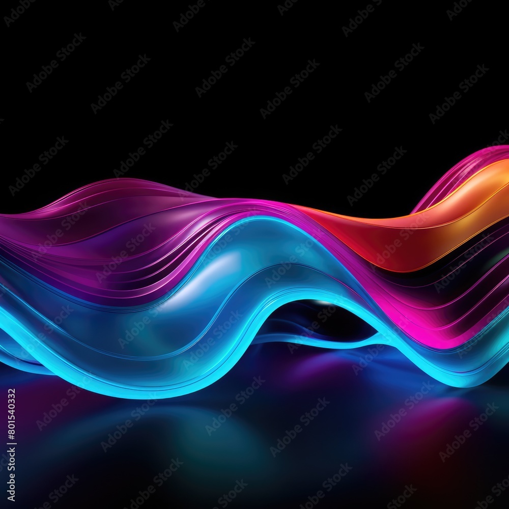 Vibrant abstract fluid shapes Vibrant abstract fluid shapes