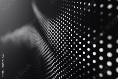 Digital processing backdrop with dynamic dots in technology style for creative project (ID: 801540334)