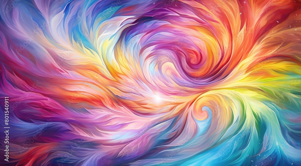 Vibrant Swirling Cosmic Artwork Vibrant Swirling Cosmic Artwork