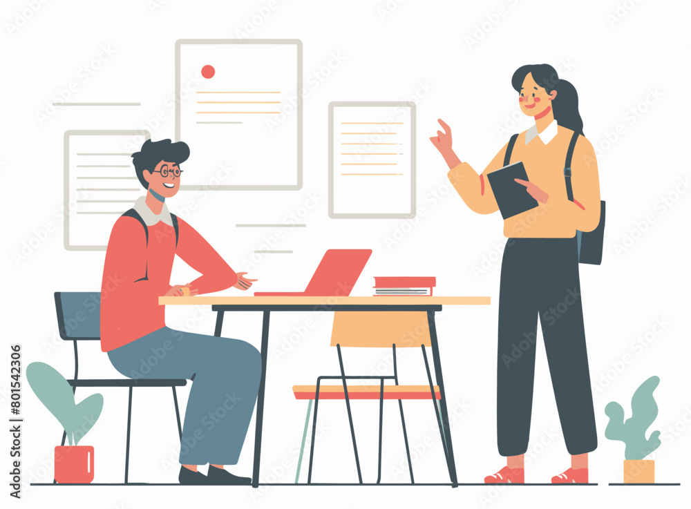 two people sitting at a table with laptops two people sitting at a table with laptops