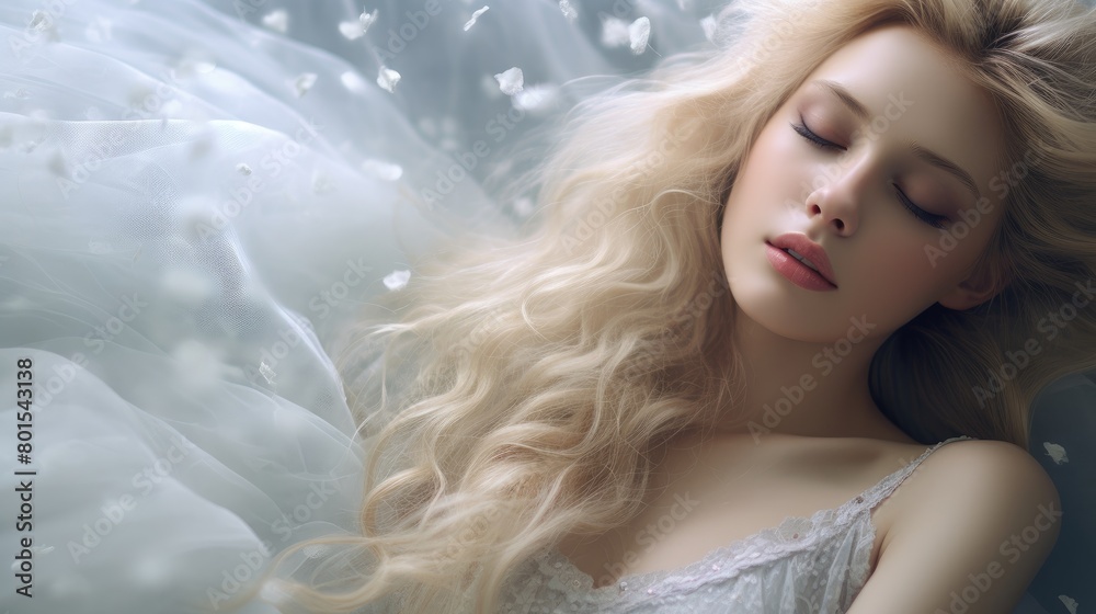 Serene Slumber: Ethereal Beauty in Repose Serene Slumber: Ethereal Beauty in Repose