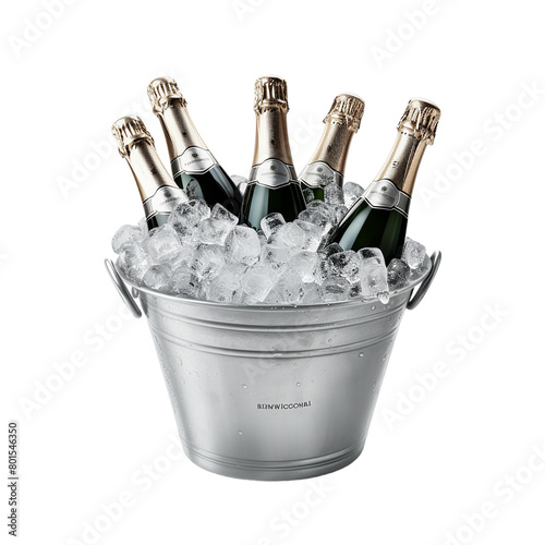 champagne bottle and bucket