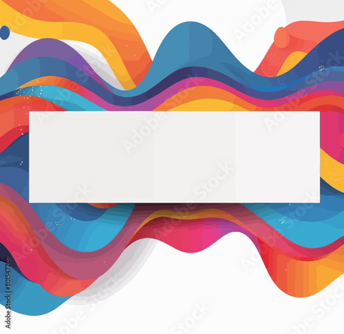 an abstract background with a white paper in the middle