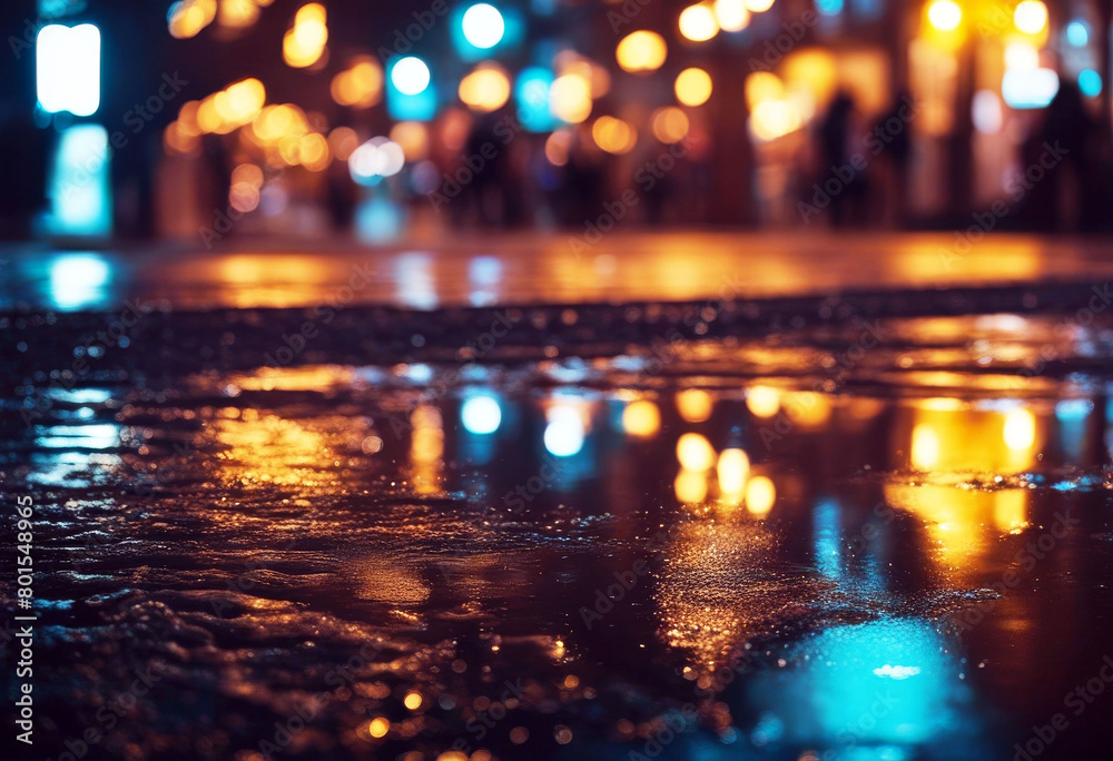 'bokeh neon dark puddles reflection city big lights night background blurred light asphalt wet abstract blue pattern texture design square bright wallpaper illustration purple disco colours' 'bokeh neon dark puddles reflection city big lights night background blurred light asphalt wet abstract blue pattern texture design square bright wallpaper illustration purple disco colours'