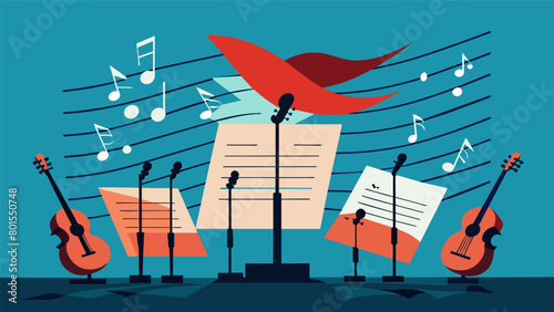 The strings suddenly stopped playing leaving only the woodwinds to create a tense atmosphere as the music sheets revealed Rise of Authoritarianism..