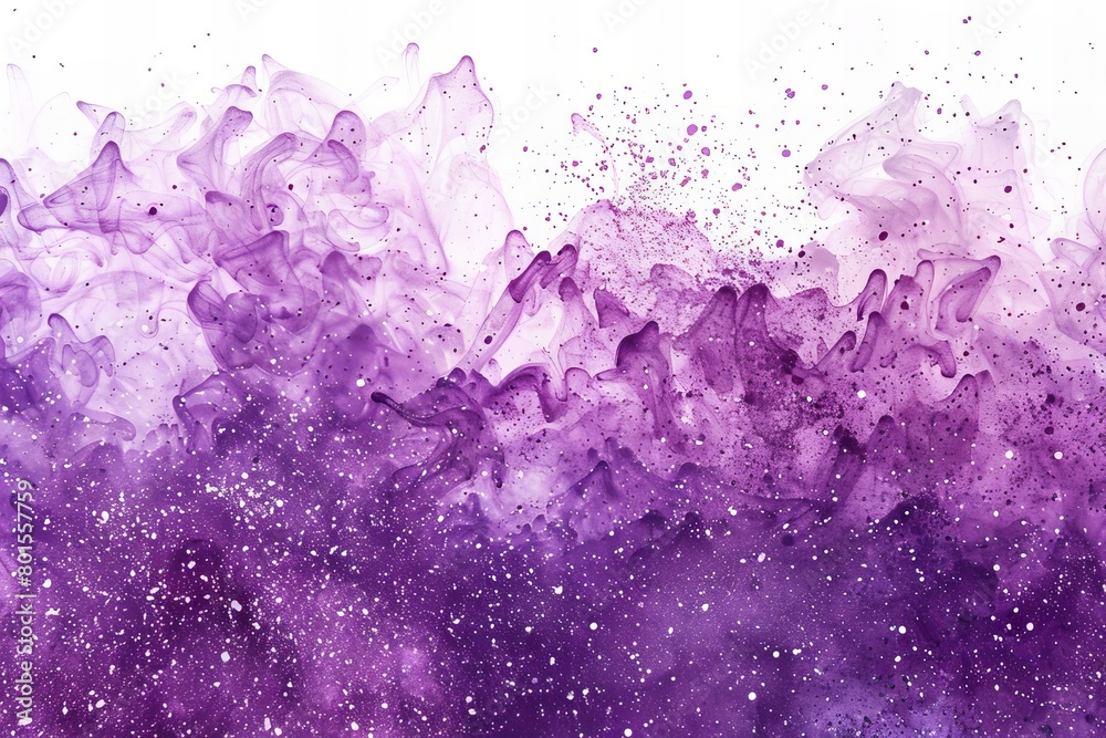 Vibrant Purple Haze and Amethyst Dust Art Effect