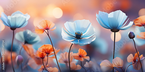 Spring floral banner © Irène