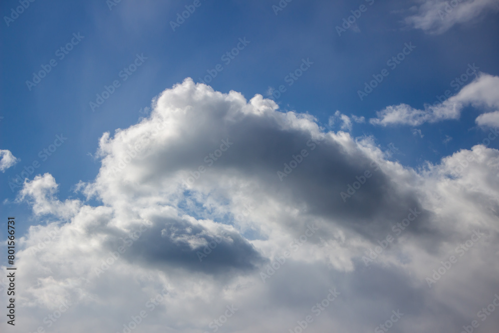 Fototapeta premium White clouds and blue sky