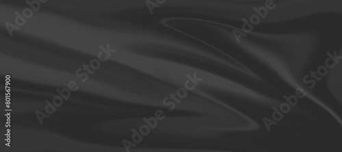 Grainy texture silk fabric gradient background vibrant abstract glowing dark grey gray color wave backdrop, noise texture banner poster header surface design realistic