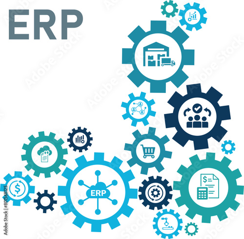 Extended Producer Responsibility (ERP). Enterprise resource planning business and modern technology concept