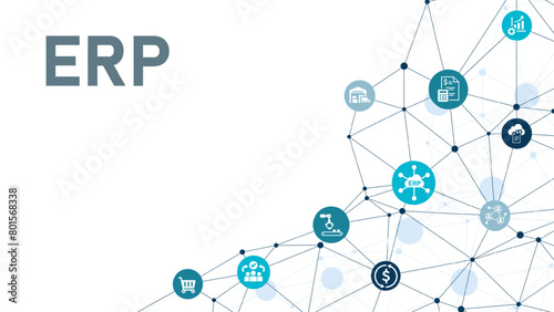 Extended Producer Responsibility (ERP). Enterprise resource planning business and modern technology concept