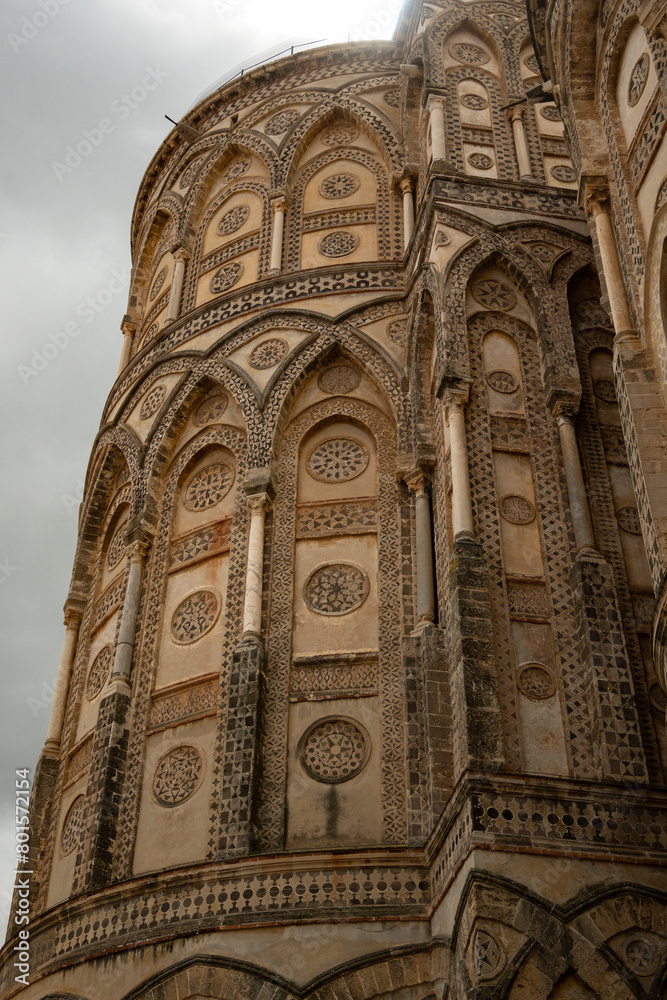 cathedral in Monreale near Palermo in Sicily cathedral in Monreale near Palermo in Sicily