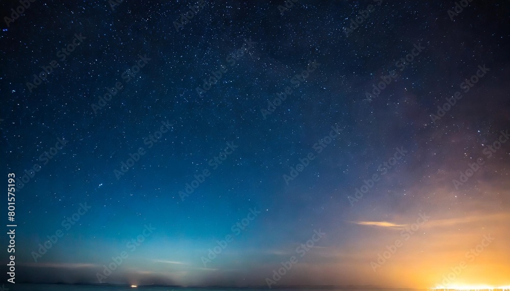 night black starry sky horizontal background