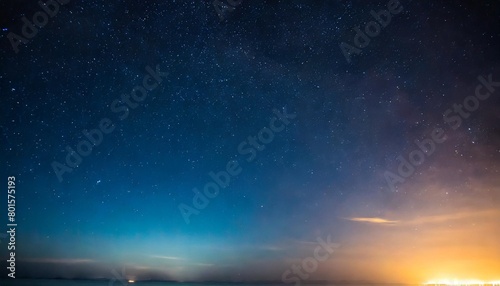 night black starry sky horizontal background