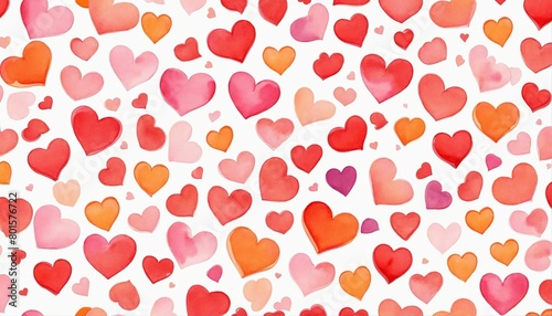 Wallpaper Mural Valentine's Day Hearts Collection - A Seamless Vector Set of Love's True Colors Torontodigital.ca