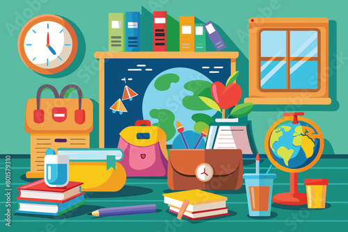 back to school concept vector