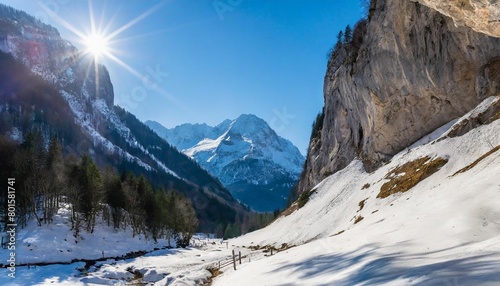 eiskapelle ice cave in berchtesgaden national park in winter bavaria germany