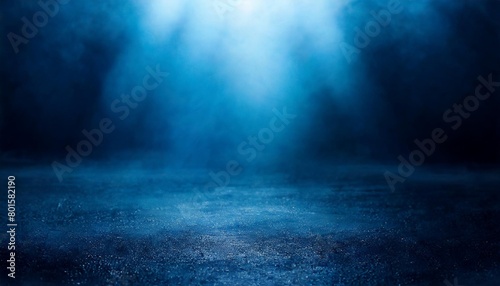 dark blue abstract background in cyclorama style in misty atmosphere opulent setting of extra depth in misty dark blue color