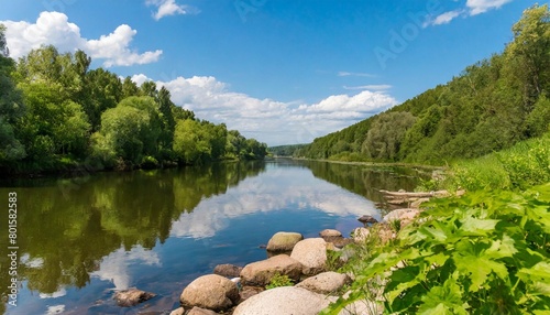 view of the river in summer © Mac