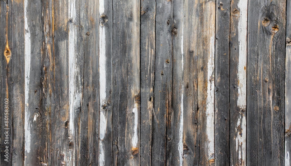 old dark gray wood wall for wood background and texture an old weathered wooden wall with a white paint striped pattern creates a rustic backdrop for your next design project generative ai