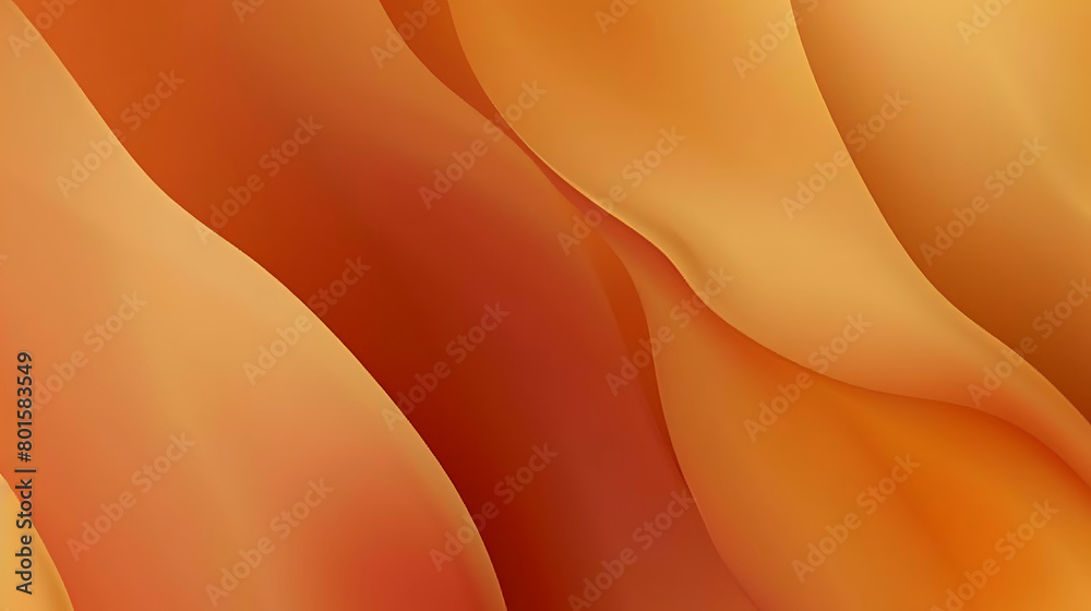 A background with smooth curves in shades of orange and brown creating an abstract design A background with smooth curves in shades of orange and brown creating an abstract design