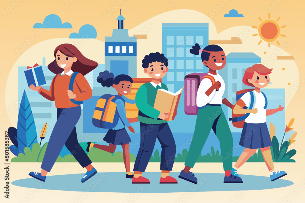 back to school concept vector Illustration back to school concept vector Illustration