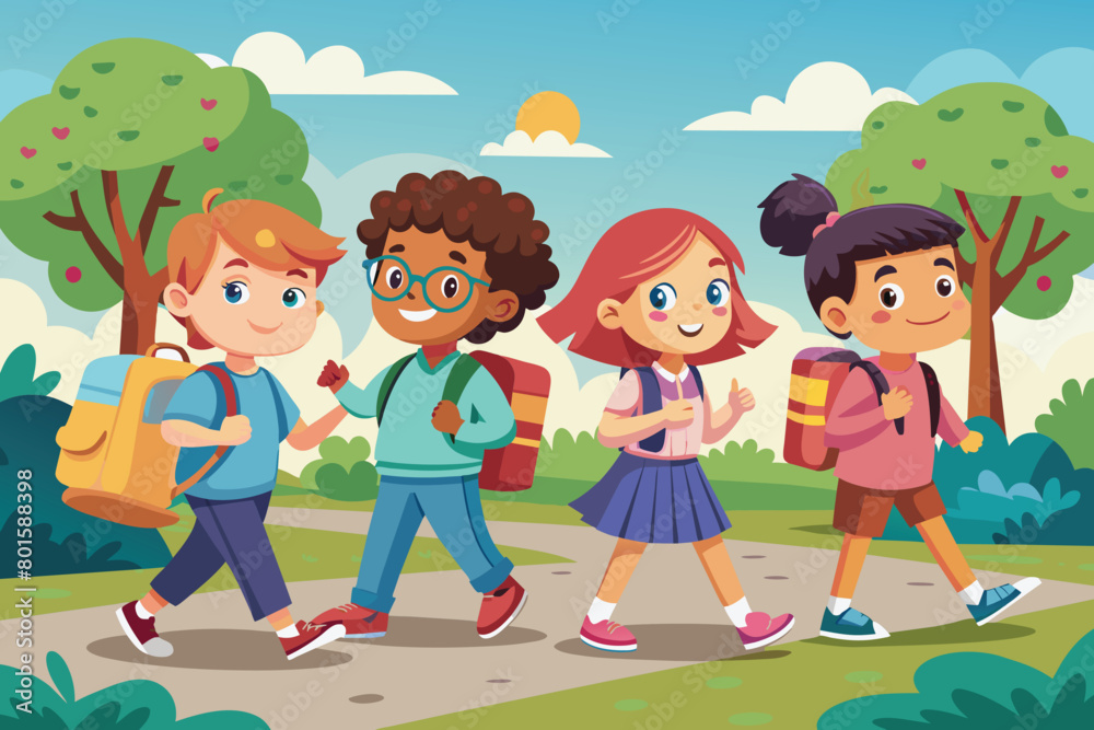 back to school concept vector Illustration back to school concept vector Illustration